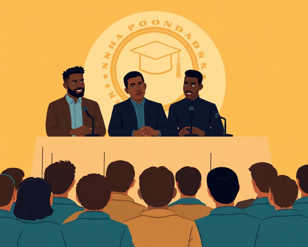 Go-To-High School / Go-To-College panel illustration